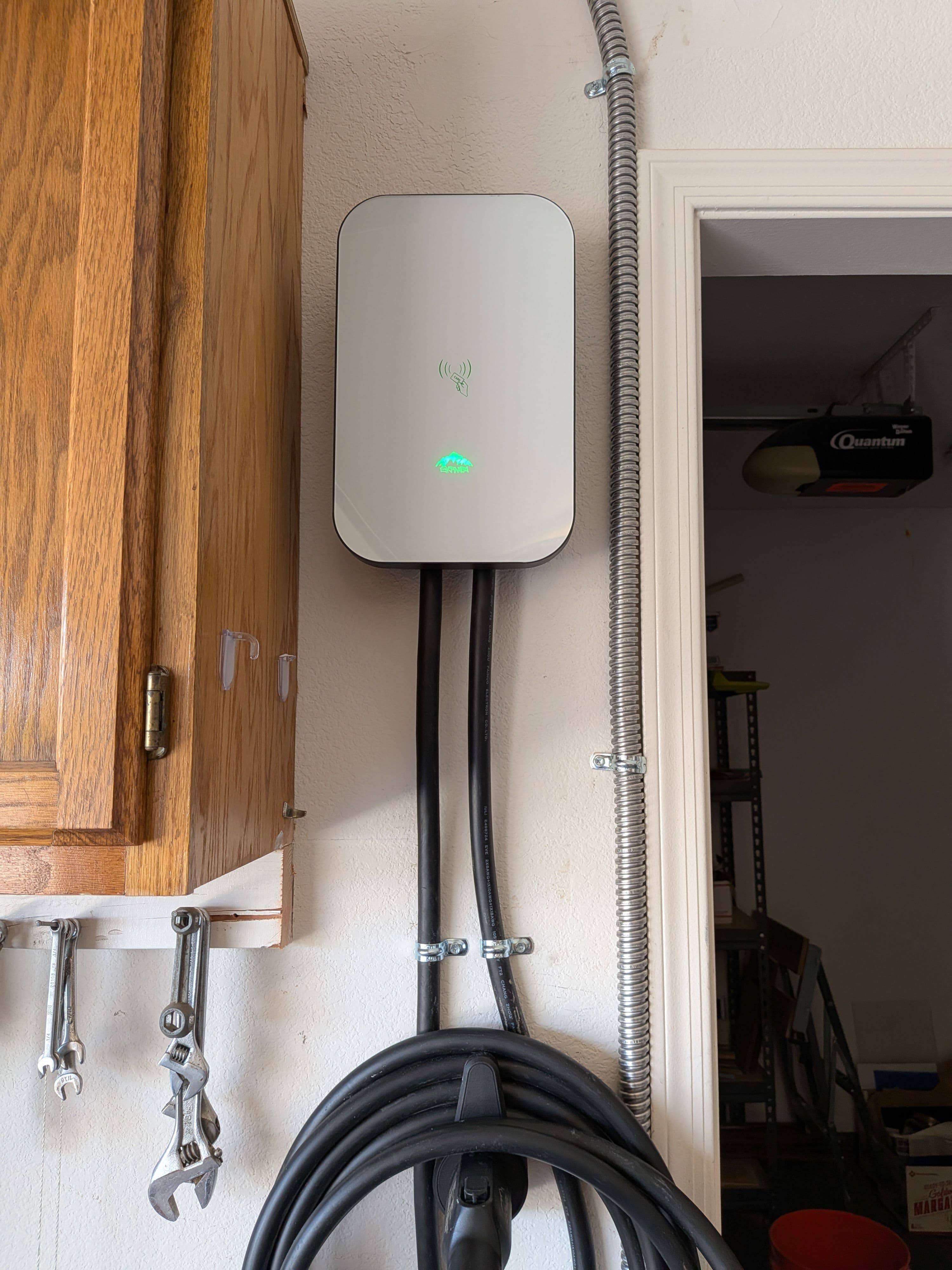 Project 50A EV Charger Install With a Clean Attic Wire Run image