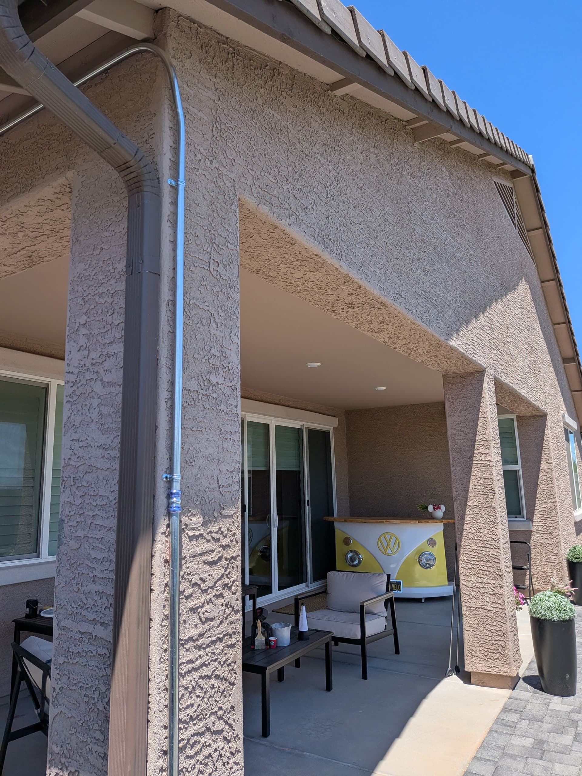 Gallery photos for 50A Spa Disconnect Install with Clean Outdoor Conduit Runs: Image #3