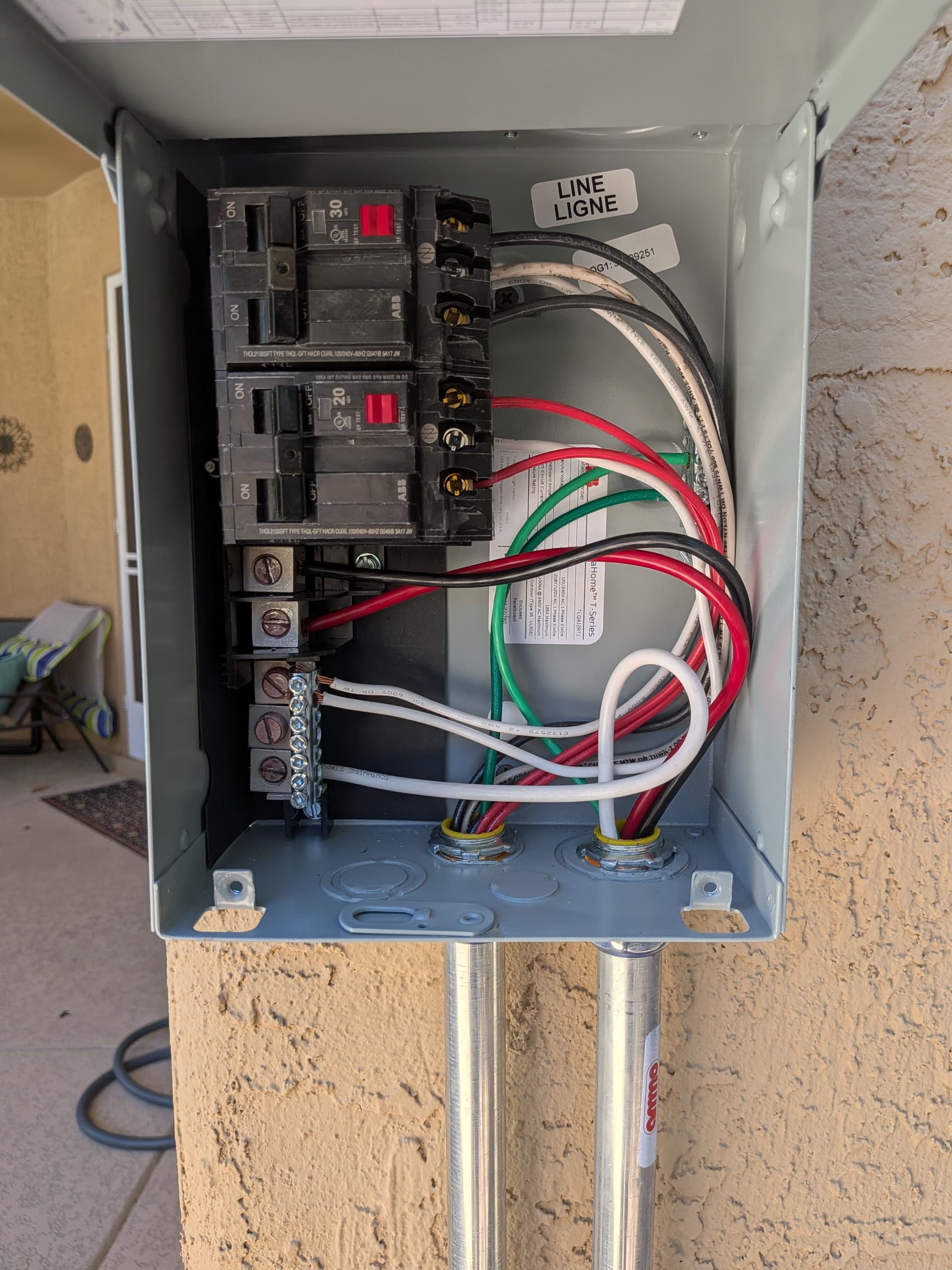 Gallery photos for Hot Tub Wiring Done Right - Dedicated 240V Service Install: Image #5