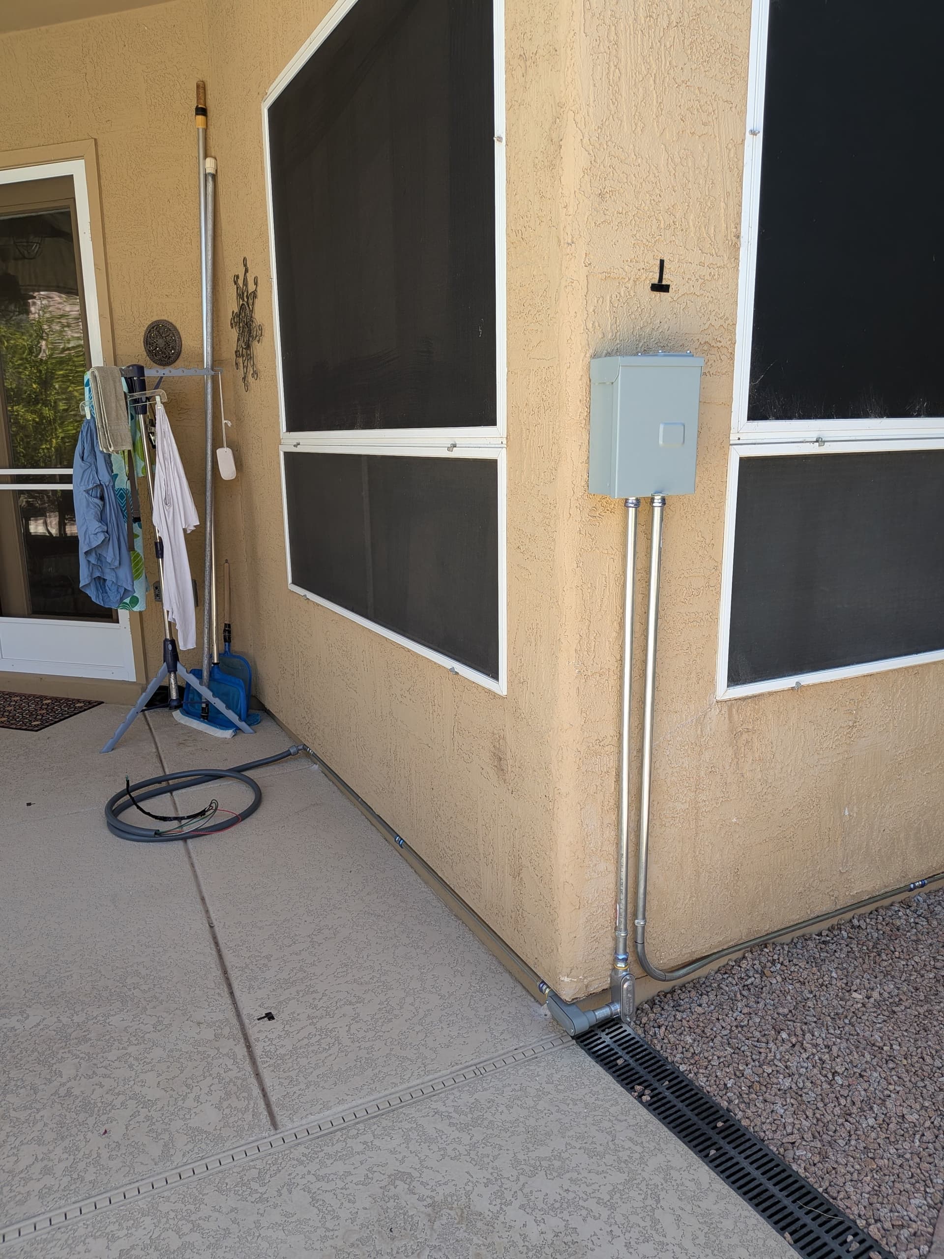 Gallery photos for Hot Tub Wiring Done Right - Dedicated 240V Service Install: Image #1
