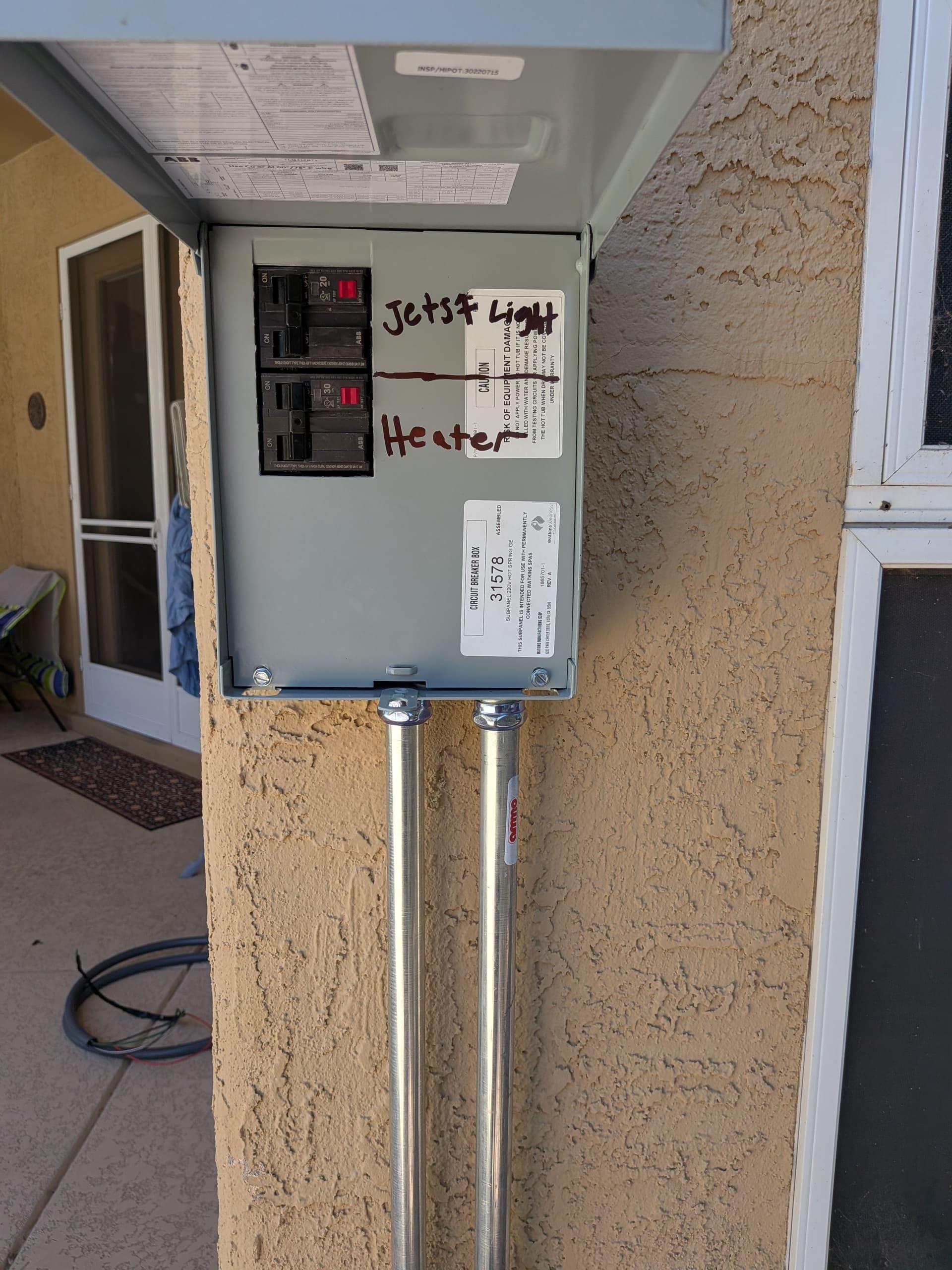 Hot Tub Wiring Done Right - Dedicated 240V Service Install image