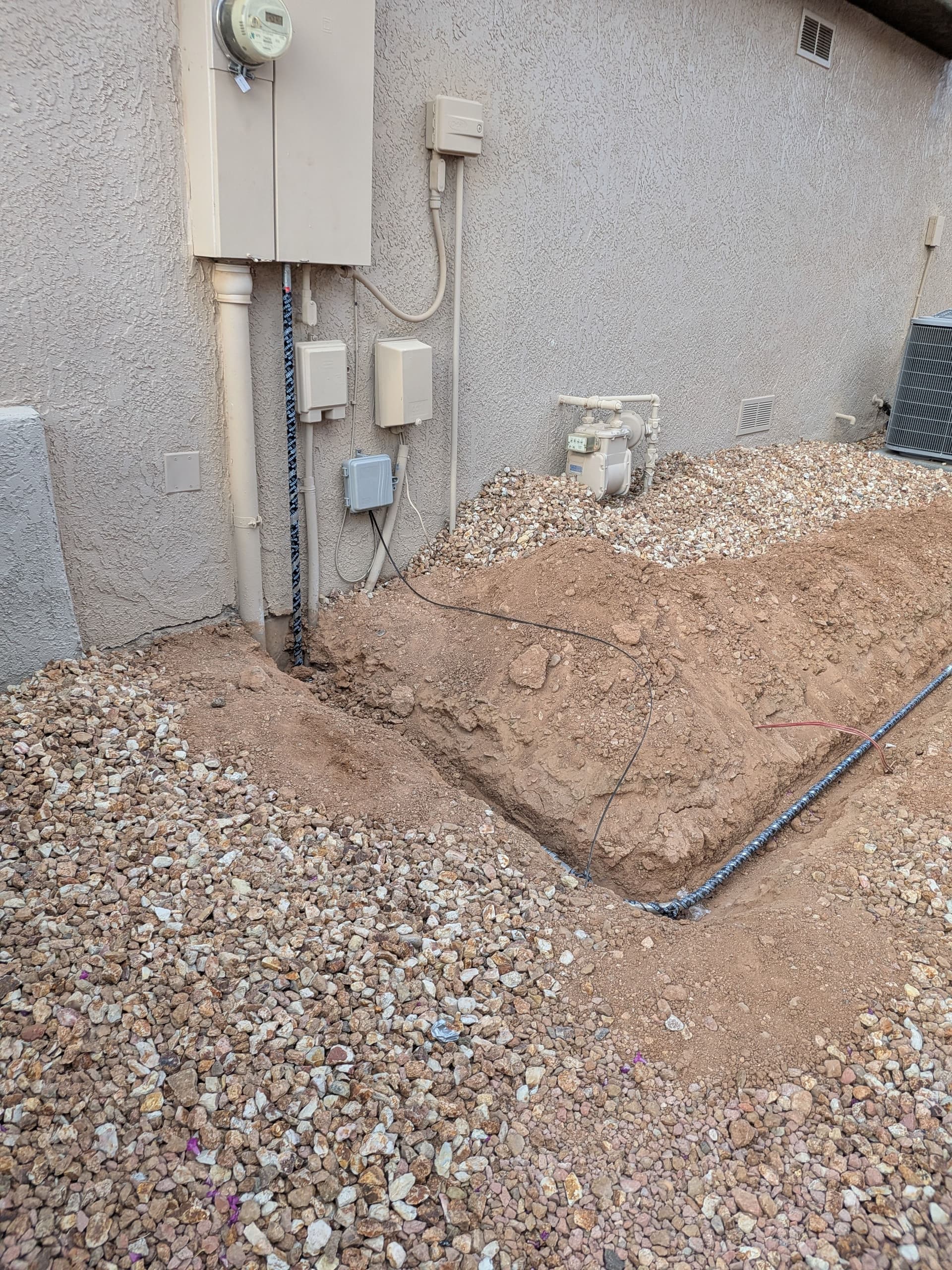 Gallery photos for Hot Springs Spa Wiring and Underground Install in Surprise AZ: Image #9