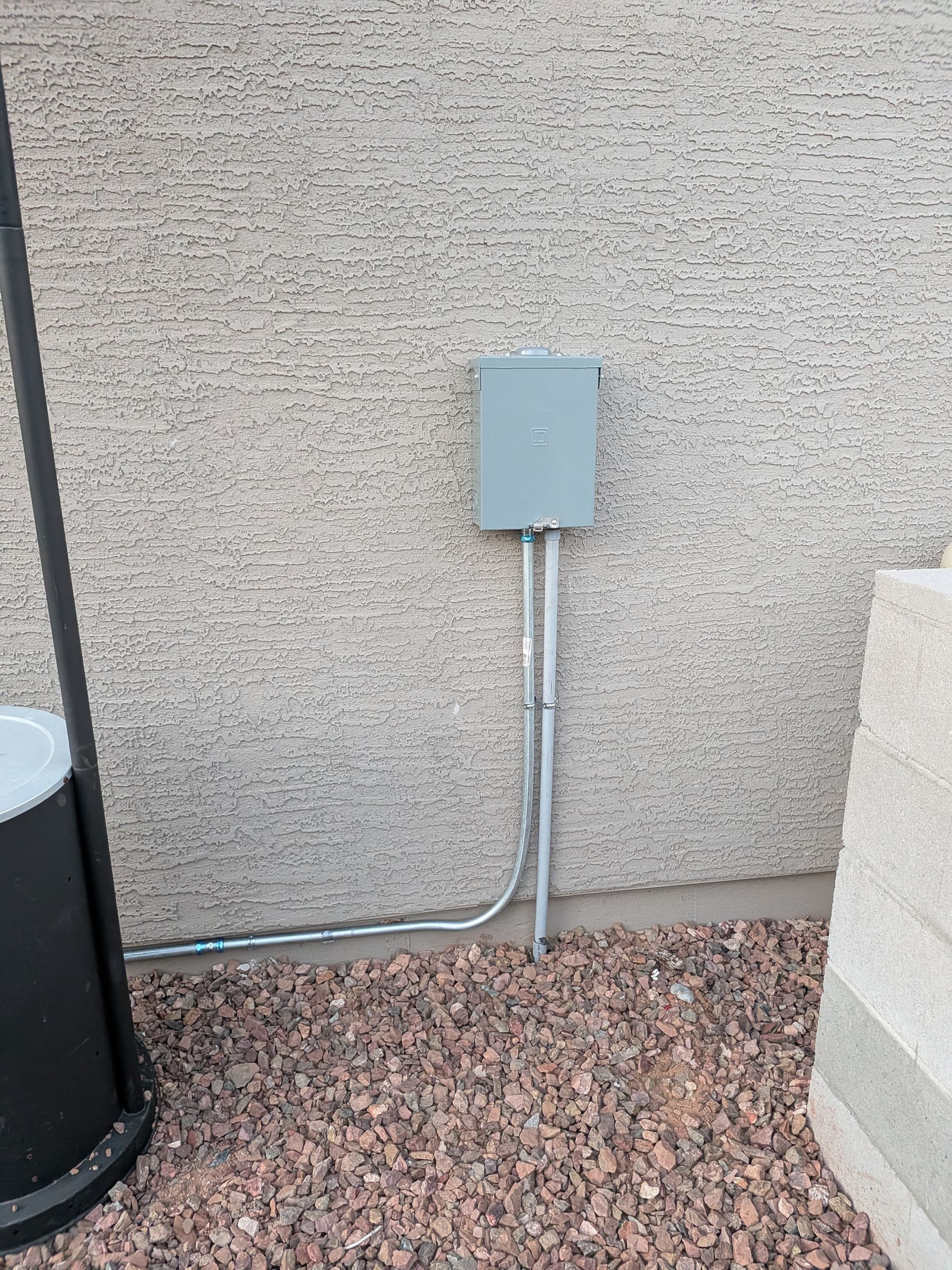 Gallery photos for New 240V Circuit Wired for a Backyard Hot Tub Installation: Image #1