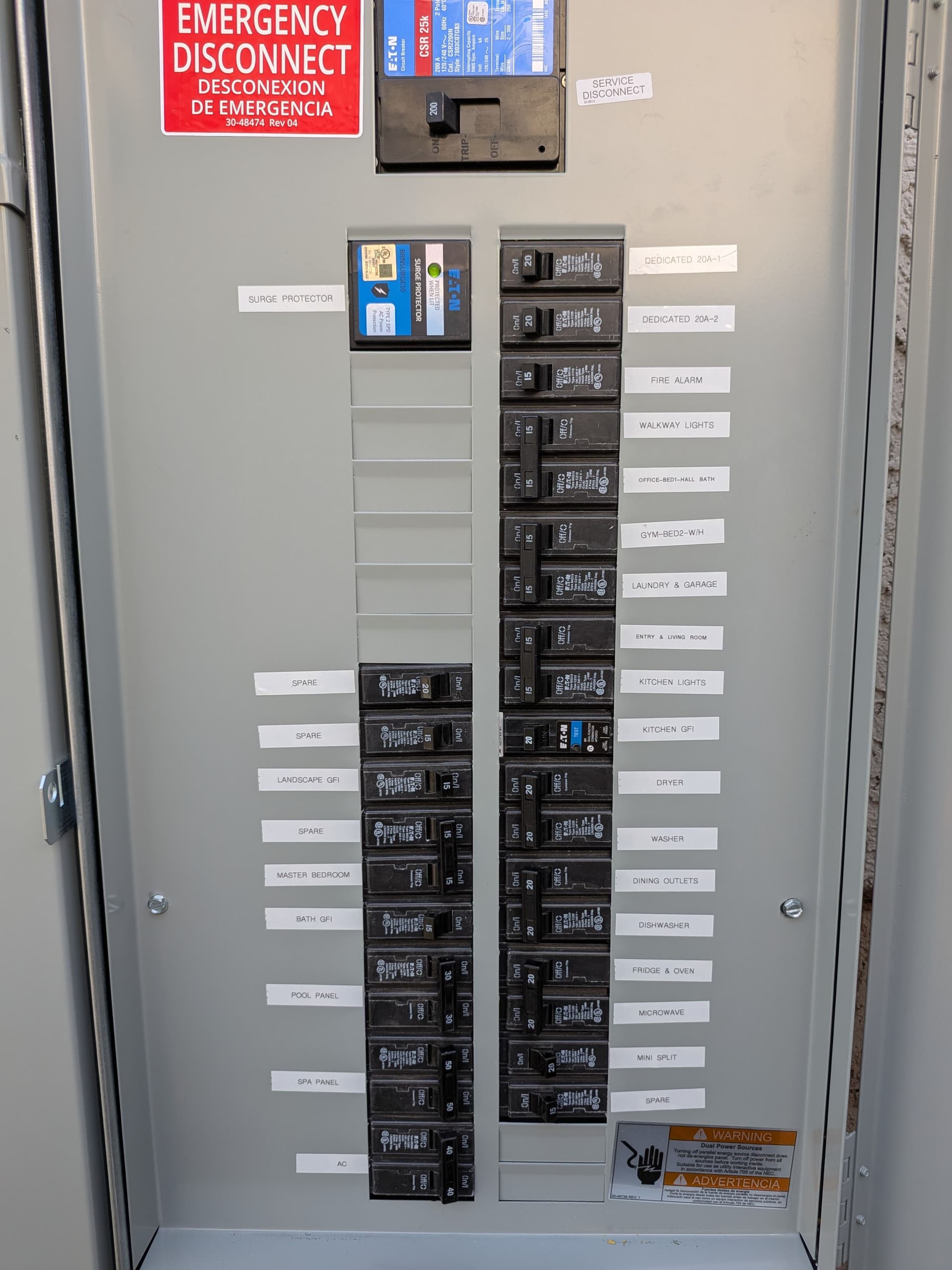 225A Solar Ready Eaton Panel Upgrade - Old Box Gone for Good image