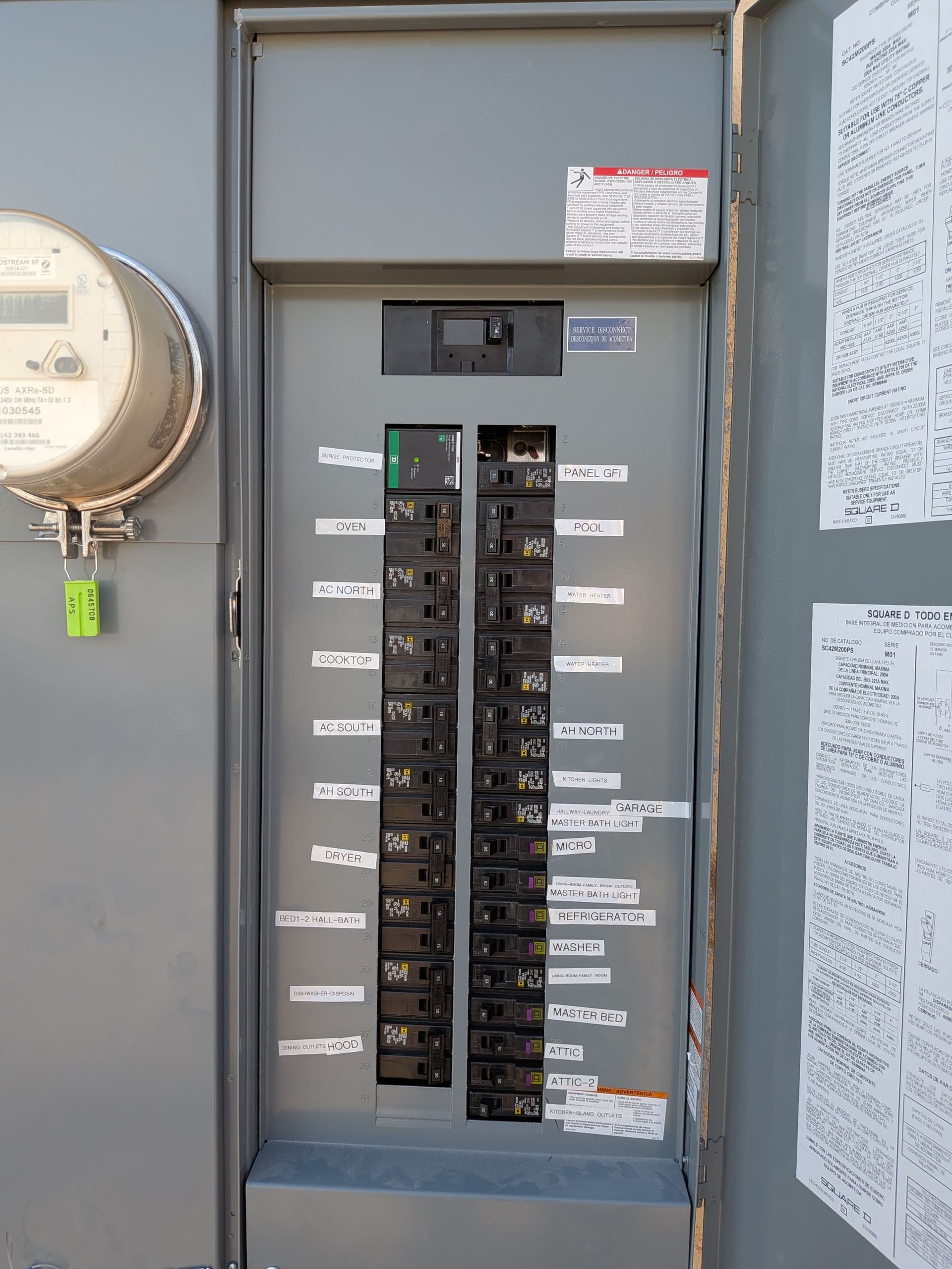 Gallery photos for 200A Panel Upgrade with Surge and Arc Fault Protection: Image #4