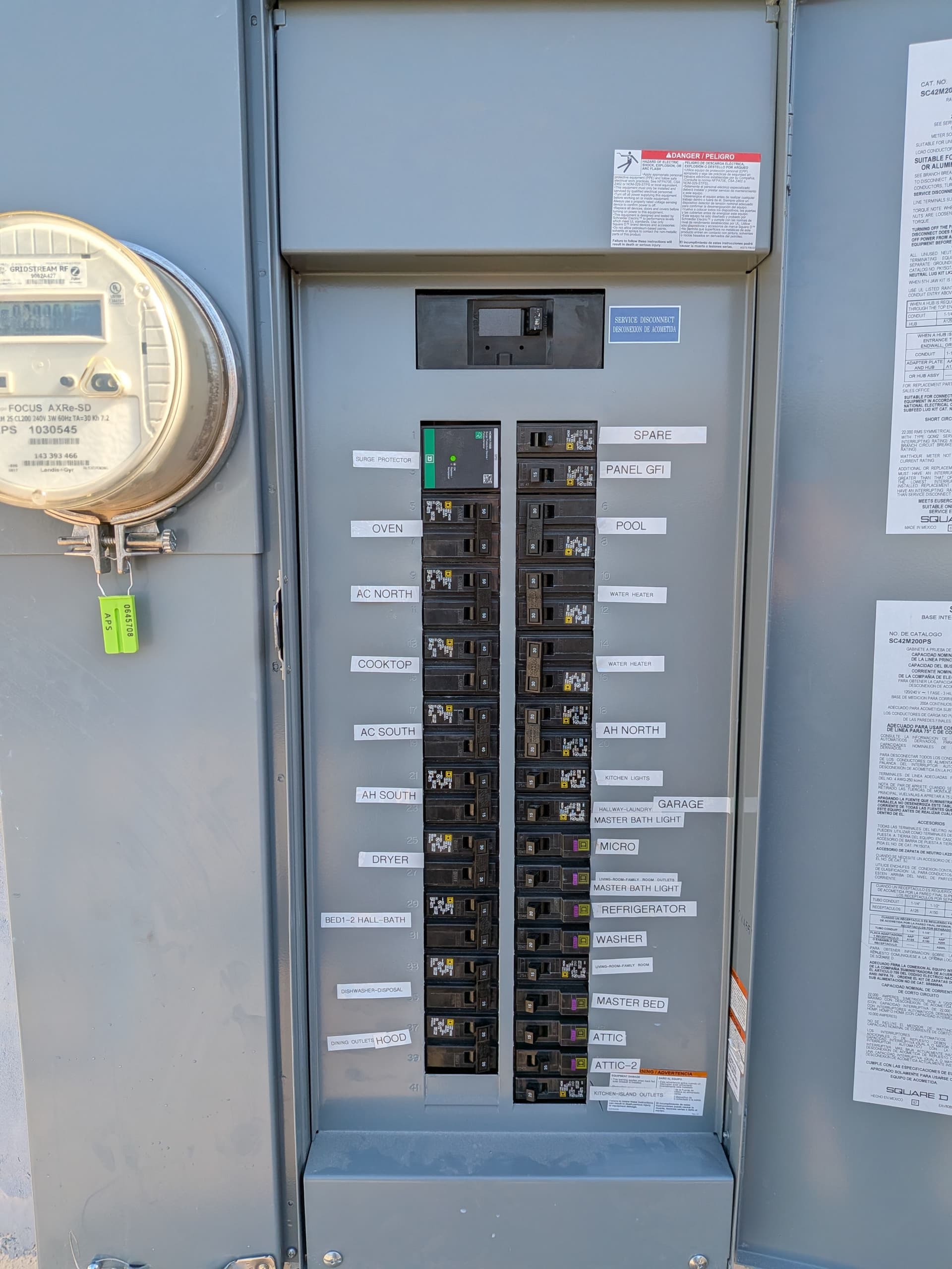 Gallery photos for 200A Panel Upgrade with Surge and Arc Fault Protection: Image #3