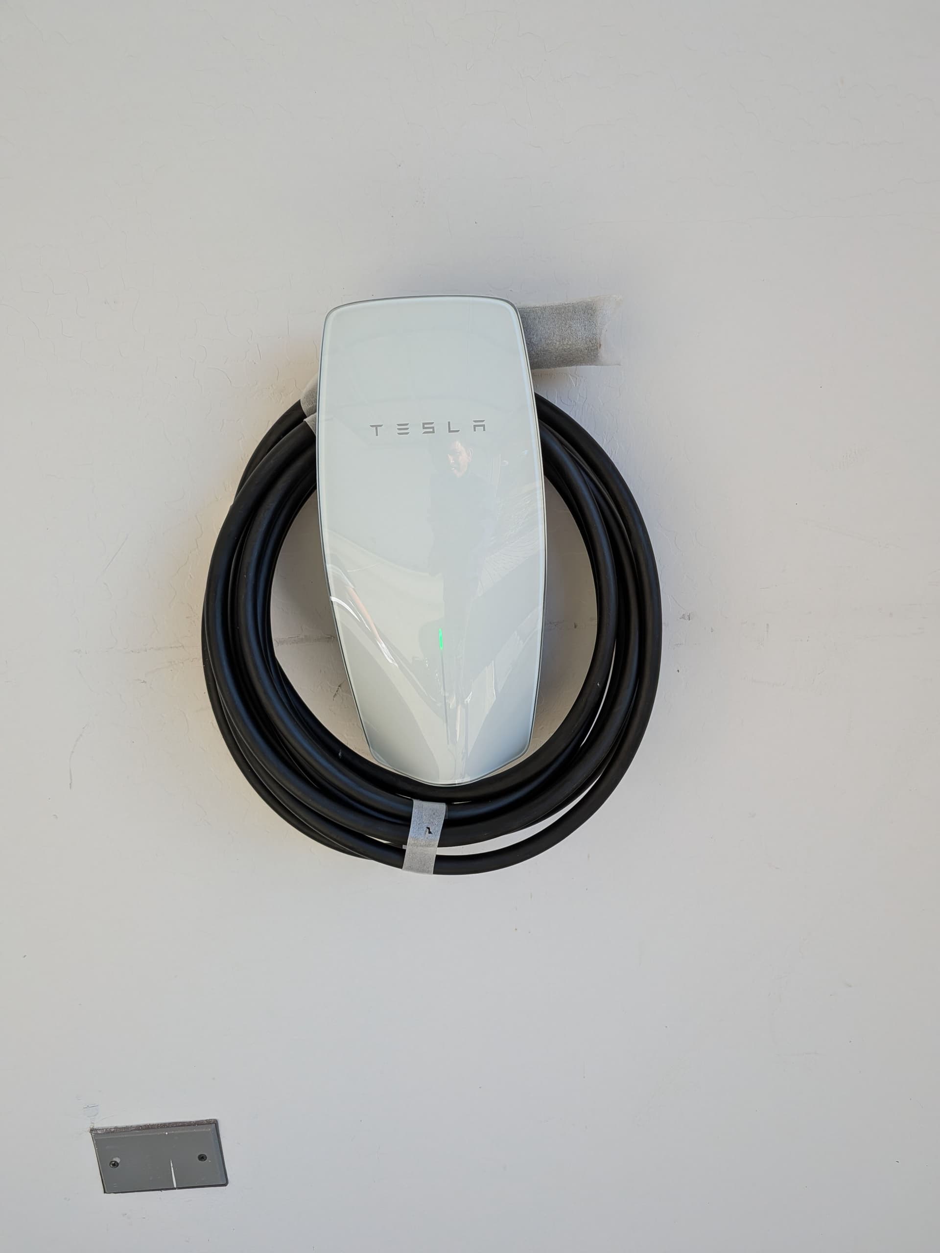 240V Tesla Wall Connector Installed and Ready to Charge image