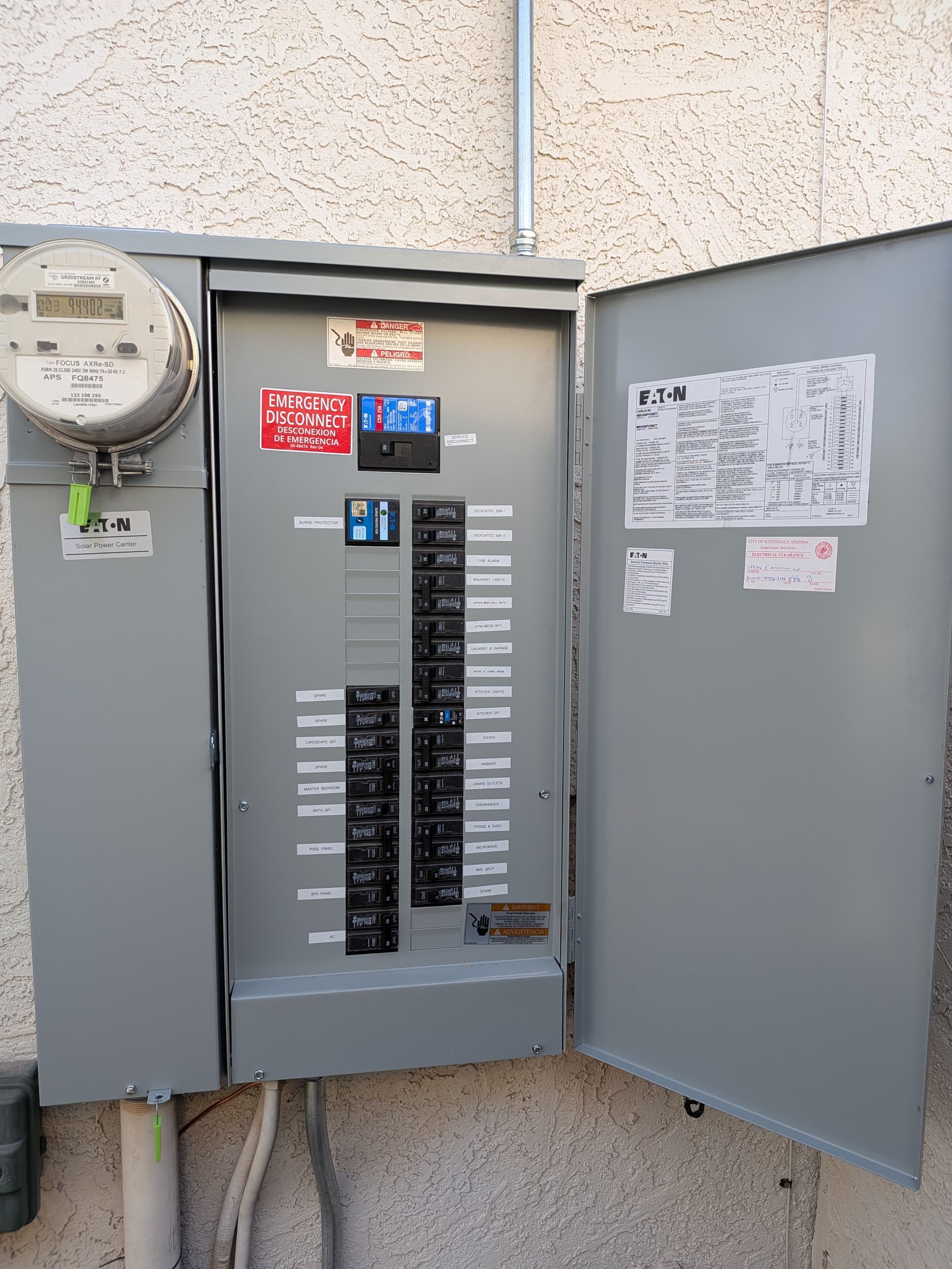 Gallery photos for 225A Solar Ready Eaton Panel Upgrade - Old Box Gone for Good: Image #1