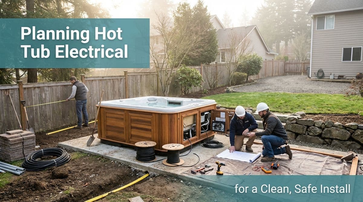 Planning Hot Tub Electrical for a Clean, Safe Install image
