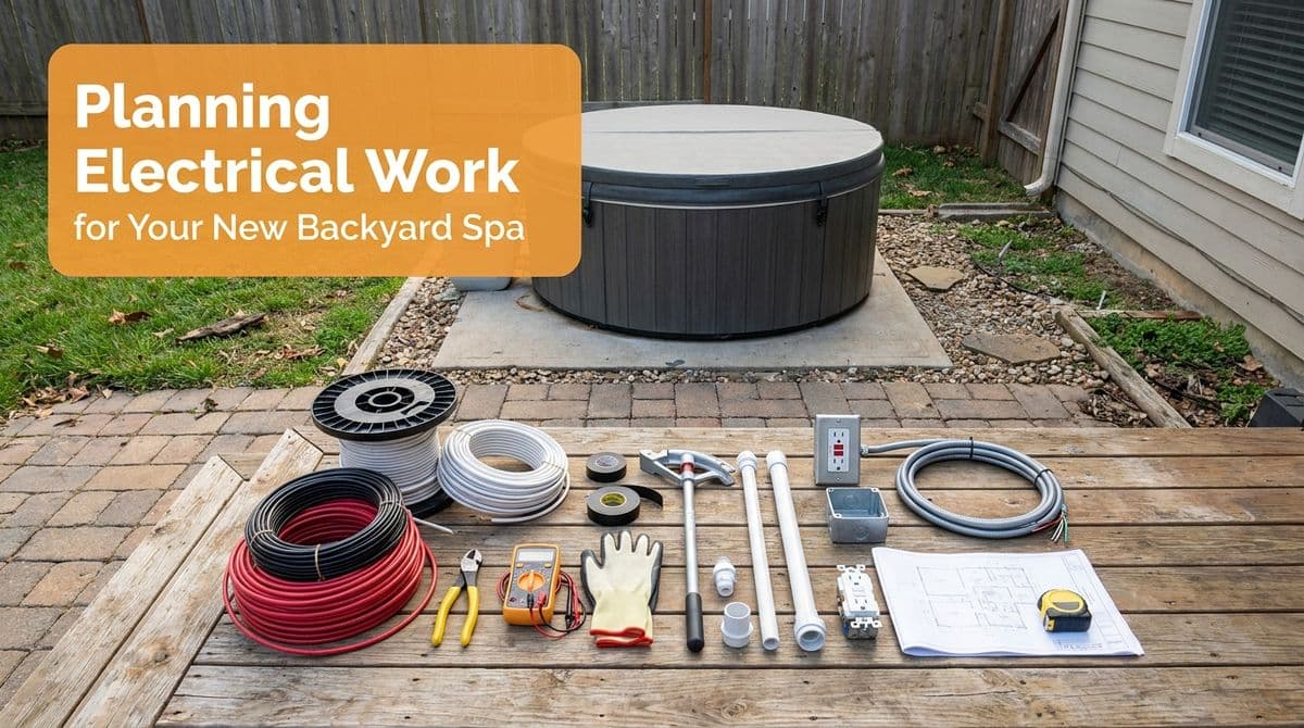 Planning Electrical Work for Your New Backyard Spa image